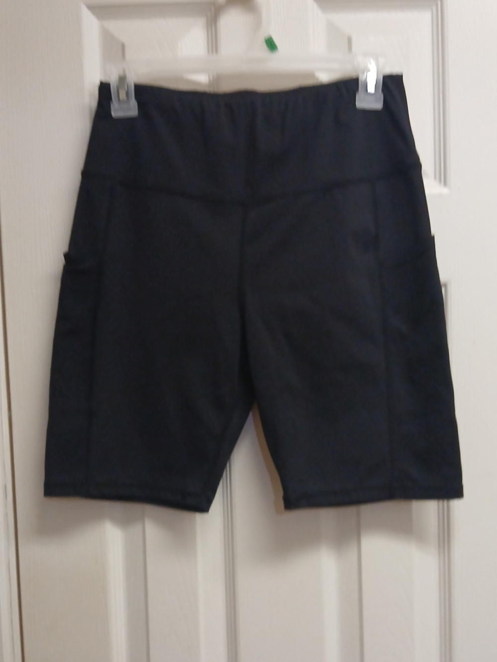 PROMOVER Women’s High-Waist Black Performance Shorts Side Pocketed Size XS